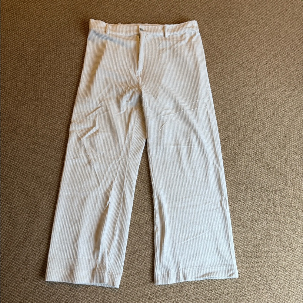 Dex Women's Cream Wide Leg Cords Pant